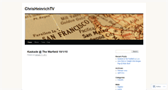 Desktop Screenshot of chrisheinrichtv.wordpress.com