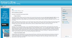 Desktop Screenshot of cskop.wordpress.com