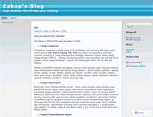Tablet Screenshot of cskop.wordpress.com