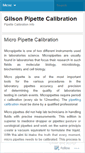 Mobile Screenshot of gilsonpipettecalibration.wordpress.com