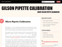 Tablet Screenshot of gilsonpipettecalibration.wordpress.com