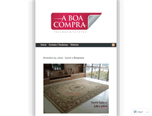 Tablet Screenshot of aboacompra.wordpress.com
