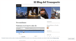 Desktop Screenshot of elblogdeltransporte.wordpress.com