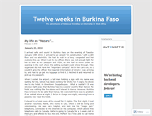 Tablet Screenshot of beckyinburkina.wordpress.com