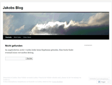 Tablet Screenshot of jakobbela.wordpress.com