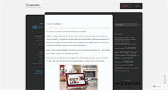 Desktop Screenshot of cuisinistic.wordpress.com