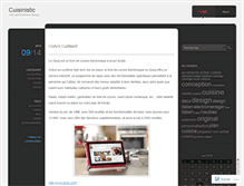 Tablet Screenshot of cuisinistic.wordpress.com