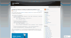 Desktop Screenshot of devrandom1.wordpress.com