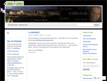 Tablet Screenshot of 9pinkdiamonds.wordpress.com