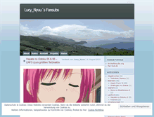 Tablet Screenshot of lucynyuusfansubs.wordpress.com