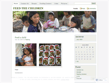 Tablet Screenshot of feeding.wordpress.com