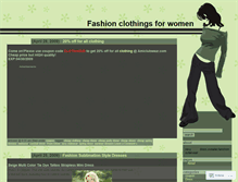 Tablet Screenshot of fashionclothings.wordpress.com