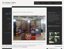 Tablet Screenshot of diydecals.wordpress.com
