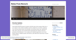 Desktop Screenshot of notesfromnonnas.wordpress.com