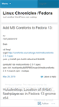 Mobile Screenshot of fedoragnome.wordpress.com