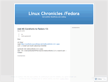 Tablet Screenshot of fedoragnome.wordpress.com