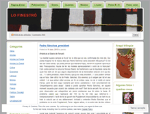 Tablet Screenshot of finestro.wordpress.com