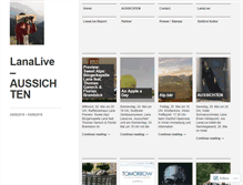 Tablet Screenshot of lanalive2.wordpress.com