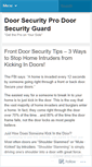 Mobile Screenshot of doorsecurity.wordpress.com