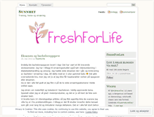 Tablet Screenshot of freshforlife.wordpress.com