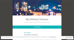 Desktop Screenshot of mydeliriumtremens.wordpress.com