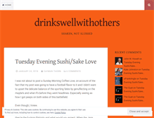 Tablet Screenshot of drinkswellwithothers.wordpress.com