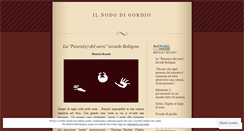 Desktop Screenshot of ilnododigordio.wordpress.com