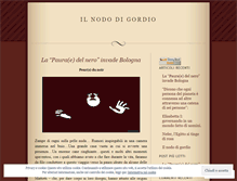 Tablet Screenshot of ilnododigordio.wordpress.com