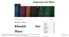 Desktop Screenshot of kegunaanacemaxs.wordpress.com