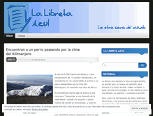 Tablet Screenshot of lalibretaazul.wordpress.com