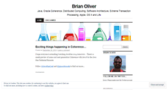 Desktop Screenshot of brianoliver.wordpress.com