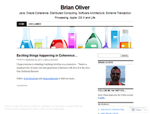Tablet Screenshot of brianoliver.wordpress.com