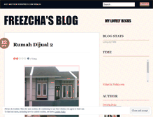 Tablet Screenshot of freezcha.wordpress.com