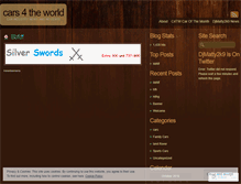 Tablet Screenshot of cars4theworld.wordpress.com