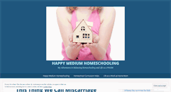 Desktop Screenshot of homeschoolmom24.wordpress.com