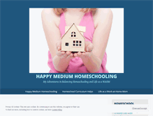 Tablet Screenshot of homeschoolmom24.wordpress.com
