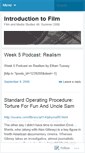 Mobile Screenshot of filmstudies46.wordpress.com