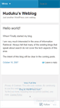 Mobile Screenshot of huduku.wordpress.com