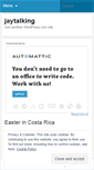 Mobile Screenshot of jaytalking.wordpress.com