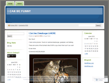 Tablet Screenshot of icanbefunny.wordpress.com