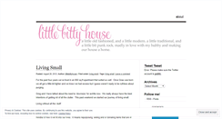 Desktop Screenshot of littlebittyhouse.wordpress.com
