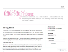 Tablet Screenshot of littlebittyhouse.wordpress.com