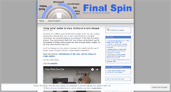 Desktop Screenshot of finalspin.wordpress.com