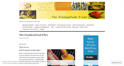Desktop Screenshot of frankenfoodfiles.wordpress.com
