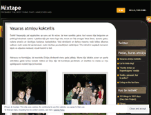 Tablet Screenshot of myfirstmixtape.wordpress.com