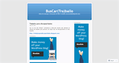 Desktop Screenshot of buscartraballo.wordpress.com