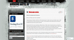 Desktop Screenshot of bookinghotelin.wordpress.com