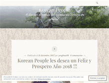 Tablet Screenshot of koreanpeople.wordpress.com