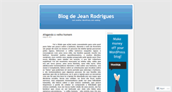 Desktop Screenshot of blogdejeanrodrigues.wordpress.com