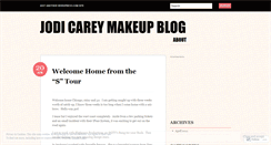 Desktop Screenshot of blogdotjodicareymakeupdotcom.wordpress.com